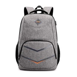 Men Business Laptop Backpack USB Charging Bag Waterproof Anti-theft Backpack School Male Mochila