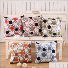 Cushion/Decorative Pillow Home Textiles & Garden Veeteen Double Side Printed Cushion Er Sofa Decorative Throw Car Chair Decor Case Drop Deli