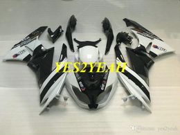 Injection Fairing body kit for KAWASAKI Ninja ZX6R 09 10 12 ZX 6R 636 2009 2010 2012 ABS White black Fairings bodywork KA15