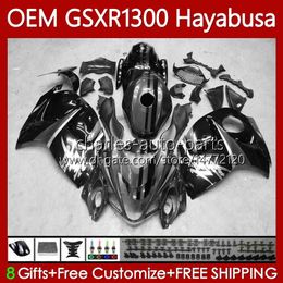 OEM Fairings For SUZUKI Hayabusa GSXR-1300 2014 2015 2016 2017 2018 2019 77No.89 GSXR 1300 CC GSX R1300 08-19 1300CC GSXR1300 08 09 10 11 12 13 Grey black Injection Body