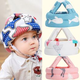 Newborn Baby Boys Girls Protect Head Safety Helmet Hats Anti Wrestling Caps For Kids Prevent Play Walk Impact Hat M3152