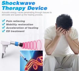 Other beauty Equipment ESWT Shock Wave Therapy Machine For Ed treament Erectile Dusfunction Acoustic Phsycial Shockwave Equipment to Body Pain Relief