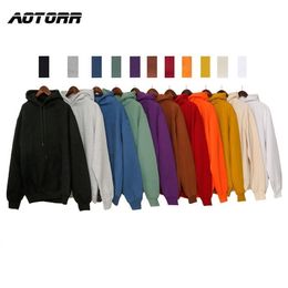 Sonbahar Harajuku Hoodies Kazak Erkekler Hoodie Bahar Sonbahar Katı Renk Kapüşonlu Tişörtü Erkek Rahat Polar Top Polerononlar 201027