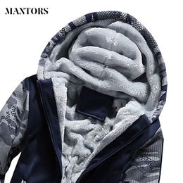 Autumn Winter Mens Jackets and Coats Fur Camouflage Outdoors Outerwear Male Plus Size 4XL Warm Bomber Coat Men's Clothing Brand 201114