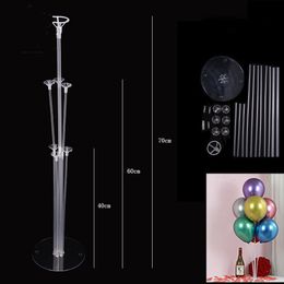 7 Tube Balloon Holder Balloons Stand Column Confetti Balloon Kids Birthday Party Baby Shower Wedding Decoration Supplies