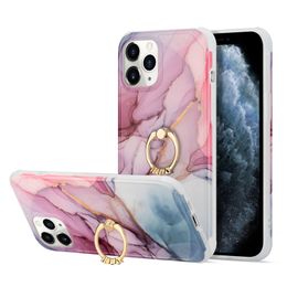 Anti-drop Phone Case For iphone 12 Pro Max With Ring Holder Protective Cover For iphone 11 Xs Xr 8 7 Plus
