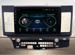 volkswagen auto spiegel Rabatt Android 9.1 Auto-DVD für Mitsubishi Lancer 10,1 Zoll 2008 -2020 Auto Stereo Navigaton 1024 * 600 Quad Core WiFi OBD DVR SWC