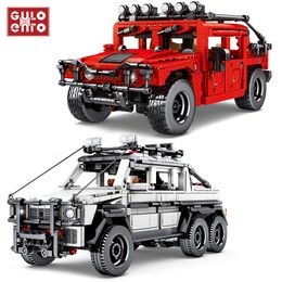 953Pcs Technic Off-Road Vehicle G500 SUV Building Blocks City Pull Back Car Creator Ideas Bricks Children Toys Birthday Gifts Q1126