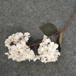 Fake Pagoda Hydrangea (2 Heads/Piece) 29.17" Length Simulation Autumn Hydrangeas for Wedding Home Decorative Artificial Flowers