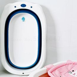 Bathing Tubs & Seats 256 Baby Bathtub Household Folding Thickening Neonatal Supplies