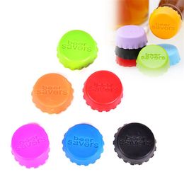 Multicolor Silicone Beer Bottle Cap 3cm Wine Stopper Vinegar Soy Corktail Lid Bottle Cover Good Seal Kitchen Gadgets