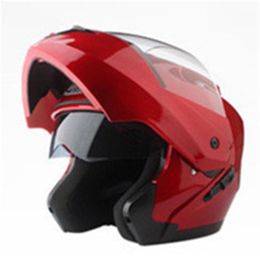Modular motorcycle helmet flip full face racing helmet cascos para moto double lens can be equipped with Bluetooth capacete DOT1224Q