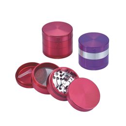 2020 New Design Mix Colour Grinder 56MM 132Gram 4 Layers Smoking Tool Herb Grinder Grinding Machine Dry Herb Crusher Can put Logo