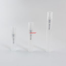 2ml 3ml 6ml Mini Size Transparent Plastic Perfume Bottle With Fine Mist Sprayer Wholesale Spray Pump Sampler Vial 100Pcs/Lothigh qualtity