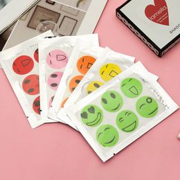 Cute Mosquito Repellent Patch Smiling Face Type Drive Midge Mosquito Killer Anti Mosquito Repeller Sticker For Baby KidsHot Sale