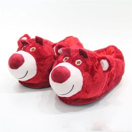 36-42 Size Winter Woman Warm Slippers Plush Cartoon Animal Sandals Indoor Shoes 40-like Products Beautiful Fip-flops Cute Shoes Y201026