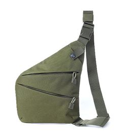 Men's Storage Bag Shoulder Burglar Wallet Outdoor Chest Bag Leisure Sports EDF88 Q0705