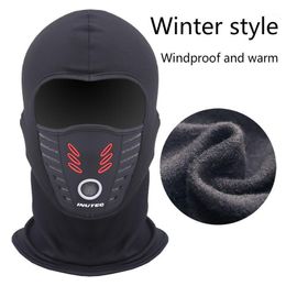 Headgear Motorcycle Electric Bicycle Cross-country Protection Dust-proof Breathable Winter Warm Mask Cycling Caps & Masks