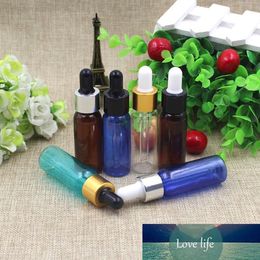 30pcs/lot 10ml 15ml 20ml essential oils bottle Perfumes Plastic Bottles Glass Dropper Container Refillable Bottles packaging