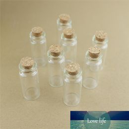 100pcs/Lot 12ml 22*60mm Storage Mini Glass Bottles With Cork DIY Crafts Jars Tiny Transparent Glass Bottles Wedding Gift