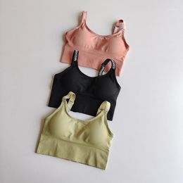 Gym Clothing Yoga Bra Shockproof Sports Women Tops High Impact For Fitness Running Female Pad Sportswear Tank Tops1