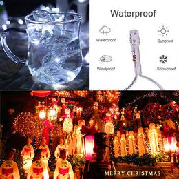 15M x 3M Warm White Strings Light Romantic Christmas Wedding Outdoor Decoration Curtain String Lights US Standard