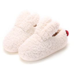 2020 New Fashion Autumn Winter Cotton Slippers Rabbit Ear Home Indoor Slippers Winter Warm Shoes Womens Cute Plus Plush Slippers Y1202