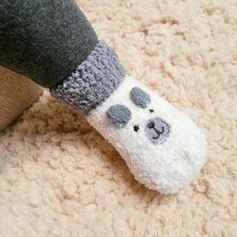 Autumn winter baby socks lovely inspissate warm terry sock boys girls towel Household sleeping socks