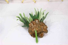 Gifts for women BIG SIZE antler leaf 1pcs artificial green leaf flower arrangement DIY source material art