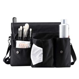 Studio Rownyeon Bag Makeup Artist Waist Brushes Storage for Hair Stylist with Tissue Pocket Holder 202211