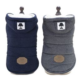 Winter Dog Clothes Thick Warm Clothes For Small Dogs Hooded Puppy Pet Dog Coat Jacket Classic Chihuahua Yorkie Clothing Outfits Y200922