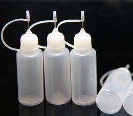 DHgate 5ML 10ML 15ML 20ml 30ml 50ml 100ml PE Plastic Softy Squeezable Needle Tip Applicator Bottle with Clear Cap& Stainless Long Thin Lid Oils Bottle