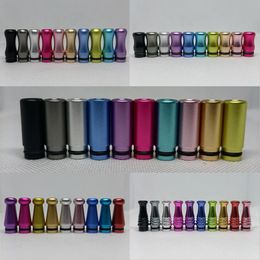 510 Aluminium Metal Drip tips Colourful Mouthpiece All Mix Types for Kit Accessories