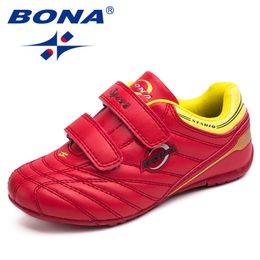 BONA New Classics Style Children Casual Shoes Outdoor Walking Jogging Sneakers Hook & Loop Boy & Girl Sport Shoes Free Shipping LJ200907