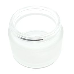 2021 10g 20g 30g Frosted Glass Jar Clear Cosmetic Glass Jar Container Wax Cream Concentrate Stash Storage with Plastic Lid