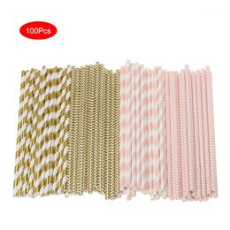 Eco Paper Straws 100 Pcs Birthday Decoration Valentines Straw Drinking Paper Straws Bachelor Party Children Party Decorations1