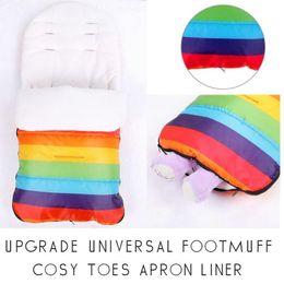 Universal Winter Baby Toddler Footmuff Cosy Toes Apron Liner Pram Stroller Sleeping Bags Windproof Warm Thick Cotton Pad1200S