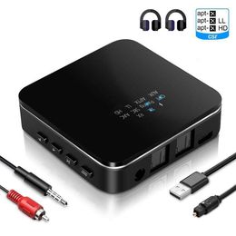 AptX HD Low Latency Bluetooth Transmitters 5.0 Audio Receiver Music CSR8675 TV PC Car Wireless Adapter RCA SPDIF 3.5mm Aux B20