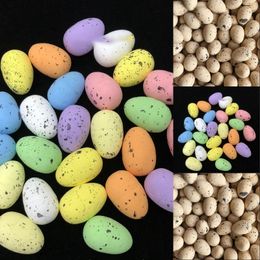 Solid Colour Pigeon Eggs Easter Festival Decoration Simulation Bird Egg Foam Particles 2*3cm Fashion High Quality 0 08hj P2