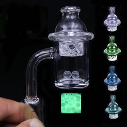 Cheapest Quartz Banger Nail with Spinning Bubble Carb Cap and Terp Pearl 10mm 14mm 18mm Joint For Glass Bongs