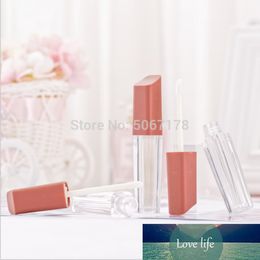 Empty Transparent Square Lip Gloss Tubes Plastic Portable Lip Balm Tube Lipstick Mini Sample Cosmetic Container 50pcs