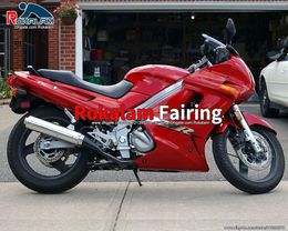 Todo Kit de Feira de Motocicleta de Plástico Vermelho para Kawasaki ZZR-250 90-07 ZZR250 ZZR 250 1990-2007 Bodywork Moto Fairings