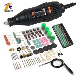 dremel 3000 NZ - Tungfull Mini Drill 130W Drilling Machine 30000rpm Variable Speed Rotary Tools Electric Engraver For Dremel 4000 3000 Y200323