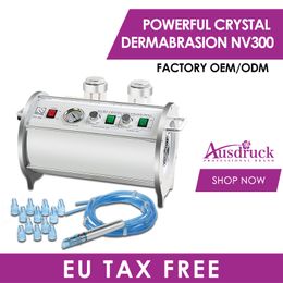 Eu tax free 2n1 CRYSTAL DIAMOND MICRODERMABRASION DERMABRASION diamond peeling skin rejuvenation wrinkle removal beauty machine NV300