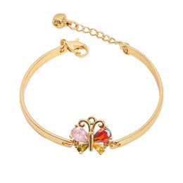 sells handmade accsori jewelry gold bracelets with aaa cubic zirconia luxury bracelet for women