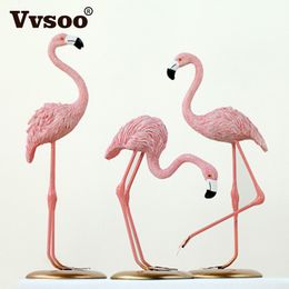 Ins Flamingo Decoration For Living Room Romatic Wedding Party Ornament Accessories Birthday Party Supplies Kids Valentines Gift Y200903