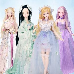 DBS 1/3 62см BJD ручная роспись макияж костюм с одеждами обувь ювелирные изделия изысканные подарочные коробки SD куклы высокого качества игрушка LJ201031