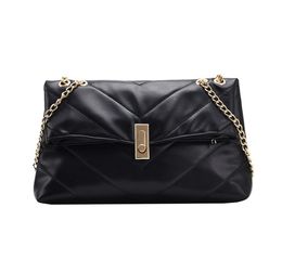 Big Vintage PU Leather Crossbody Bags for Women Trending Quilted Designer Handbags Trend Shoulder Bag