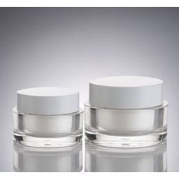 100pcs 50G transparent acrylic cream jar, face bottle, high quality cosmetics packing