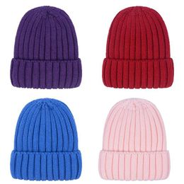Winter Hat Women Knitted Hat Warm Soft Trendy Kpop Style Wool Beanie Elegant All-match